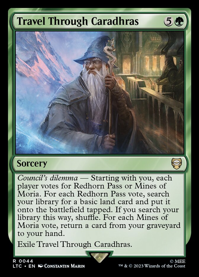 Travessia de Caradhras / Travel Through Caradhras - Magic: The Gathering - MoxLand