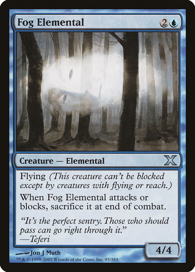 Elemental da Neblina / Fog Elemental - Magic: The Gathering - MoxLand