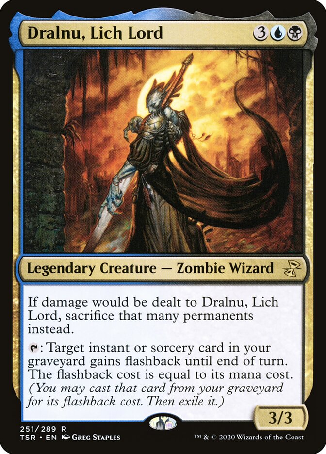 Dralnu, Senhor Lich / Dralnu, Lich Lord - Magic: The Gathering - MoxLand