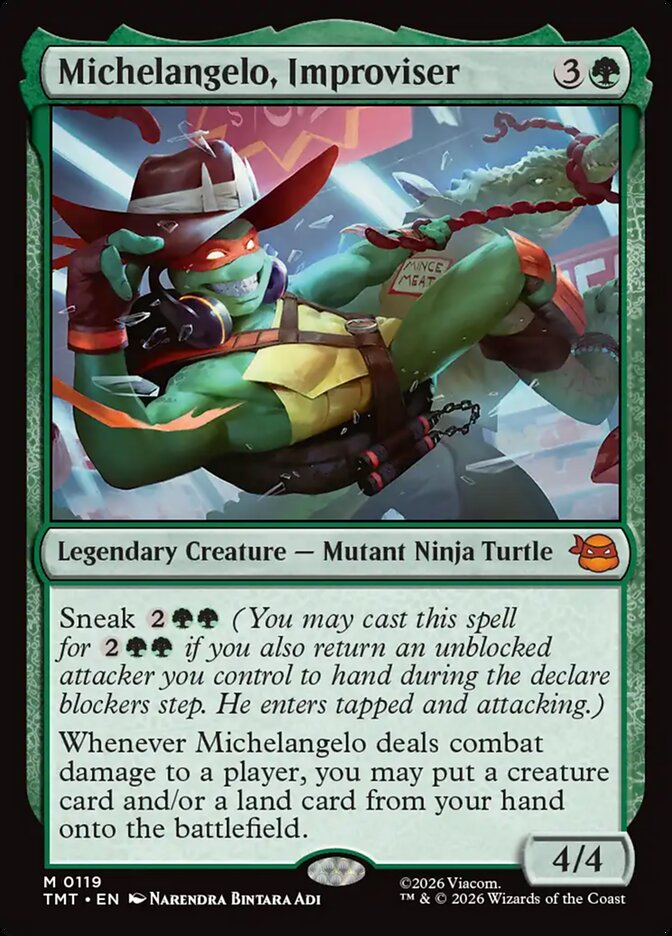 Michelangelo, Improviser - Magic: The Gathering - MoxLand