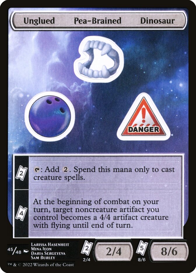 Unglued Pea-Brained Dinosaur - Magic: The Gathering - MoxLand