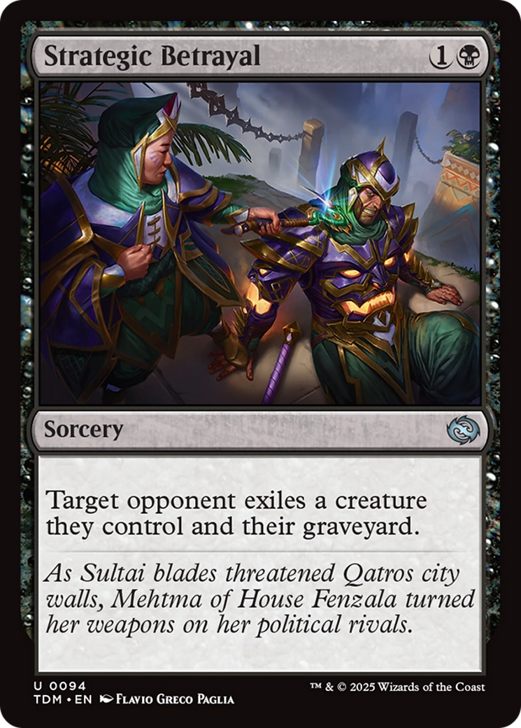 Traição Estratégica / Strategic Betrayal - Magic: The Gathering - MoxLand