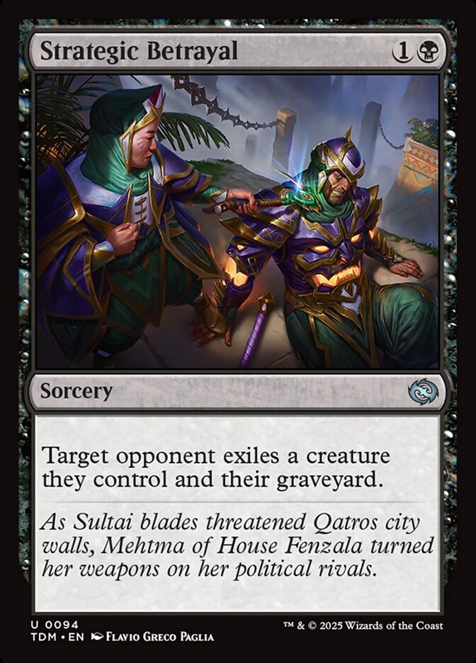 Traição Estratégica / Strategic Betrayal - Magic: The Gathering - MoxLand