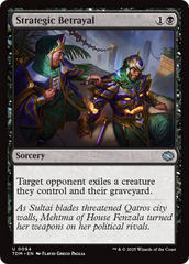 Traição Estratégica / Strategic Betrayal - Magic: The Gathering - MoxLand