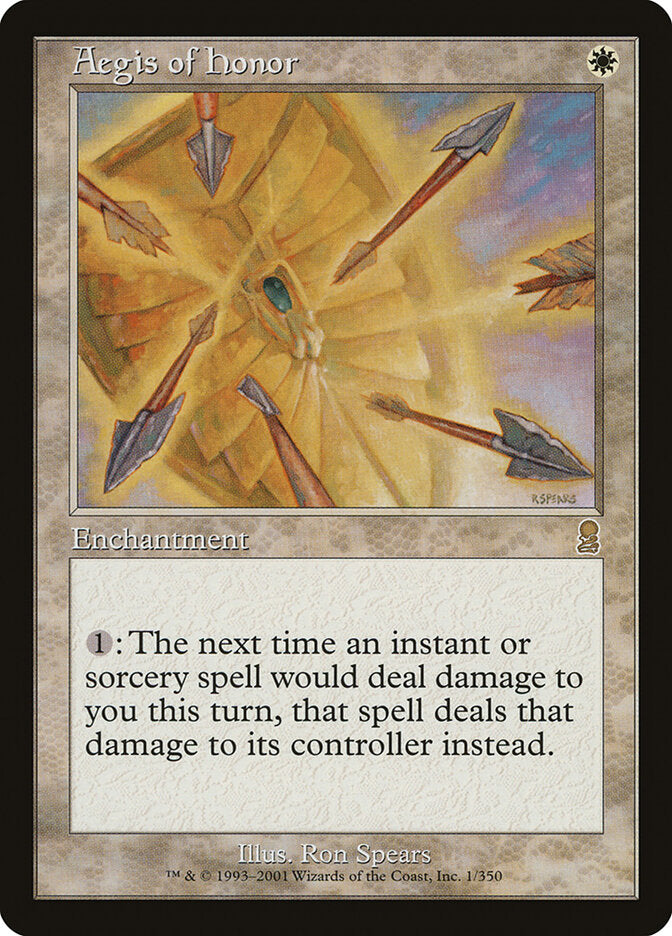 Égide de Honra / Aegis of Honor - Magic: The Gathering - MoxLand
