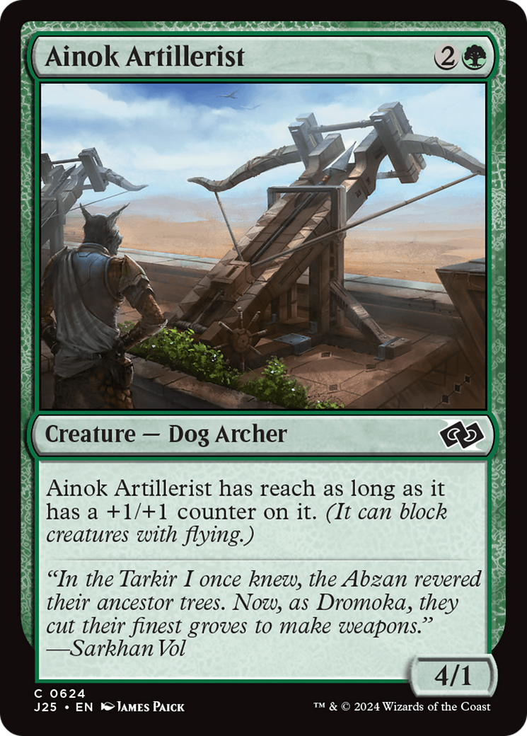 Artilheiro Ainok / Ainok Artillerist - Magic: The Gathering - MoxLand
