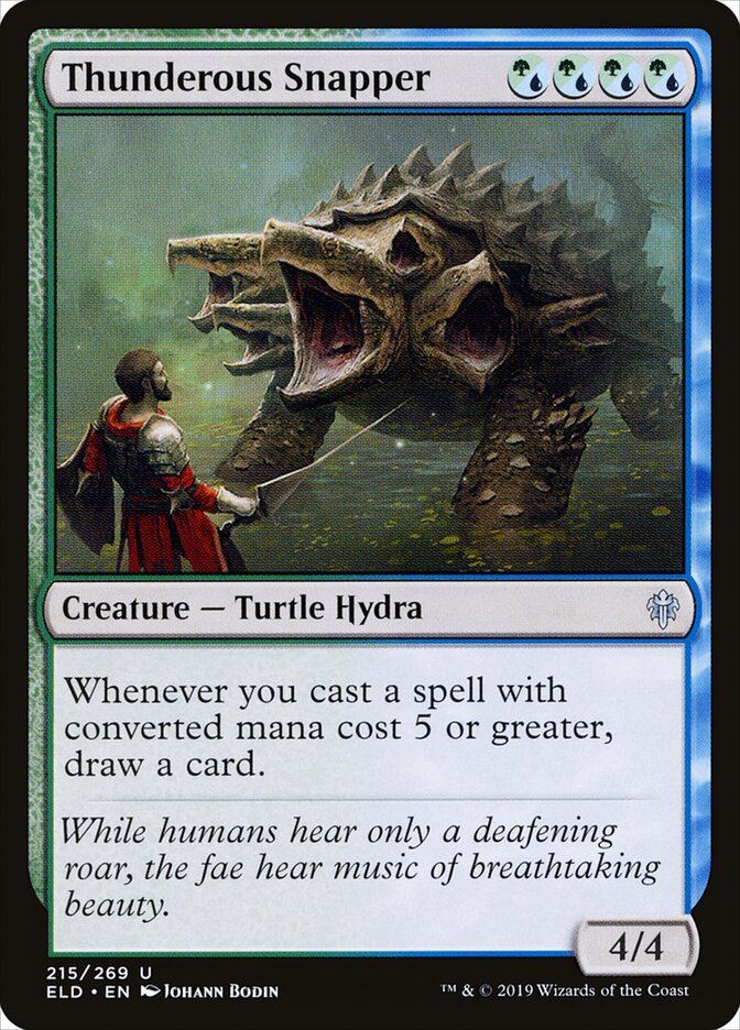 Abocanhador Trovejante / Thunderous Snapper - Magic: The Gathering - MoxLand