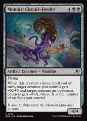 Consumador de Circuítos Monoísta / Monoist Circuit-Feeder - Magic: The Gathering - MoxLand