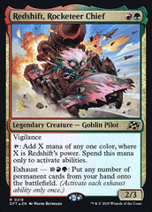 Redshift, Rocketeer Chief - Magic: The Gathering - MoxLand