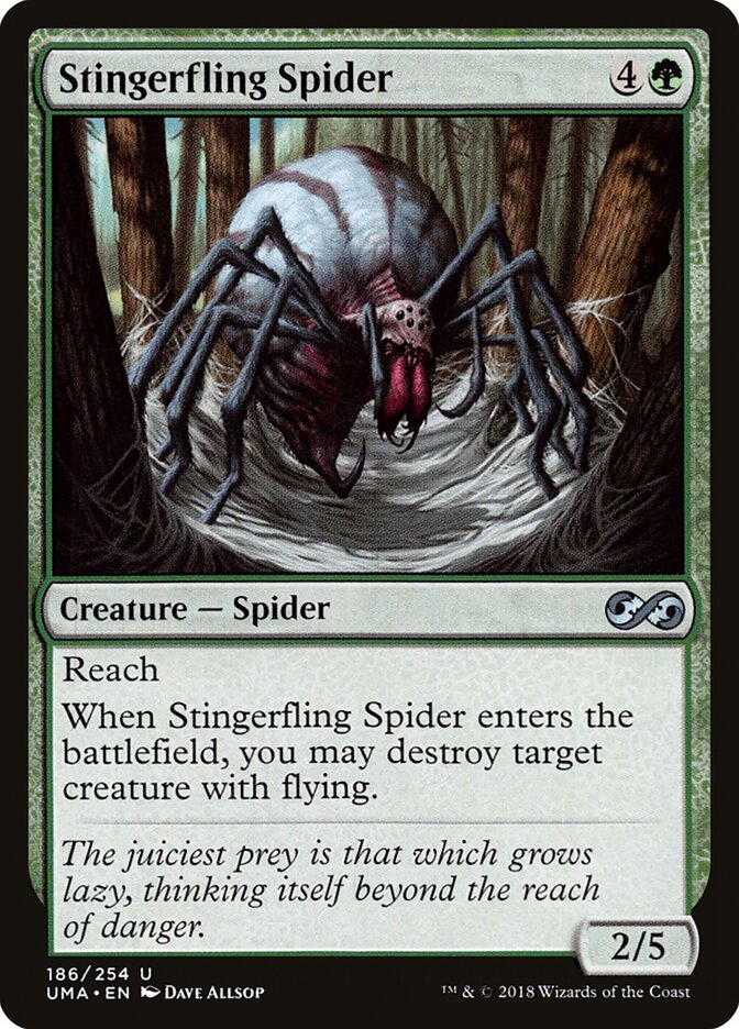 Aranha Lança-Ferrão / Stingerfling Spider - Magic: The Gathering - MoxLand