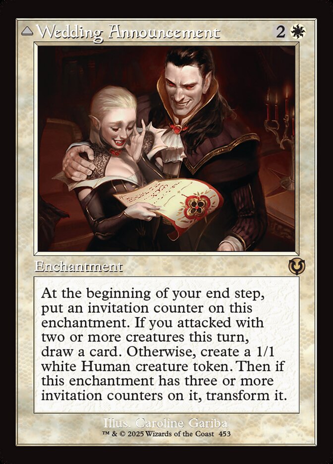 Anúncio de Casamento / Wedding Announcement - Magic: The Gathering - MoxLand