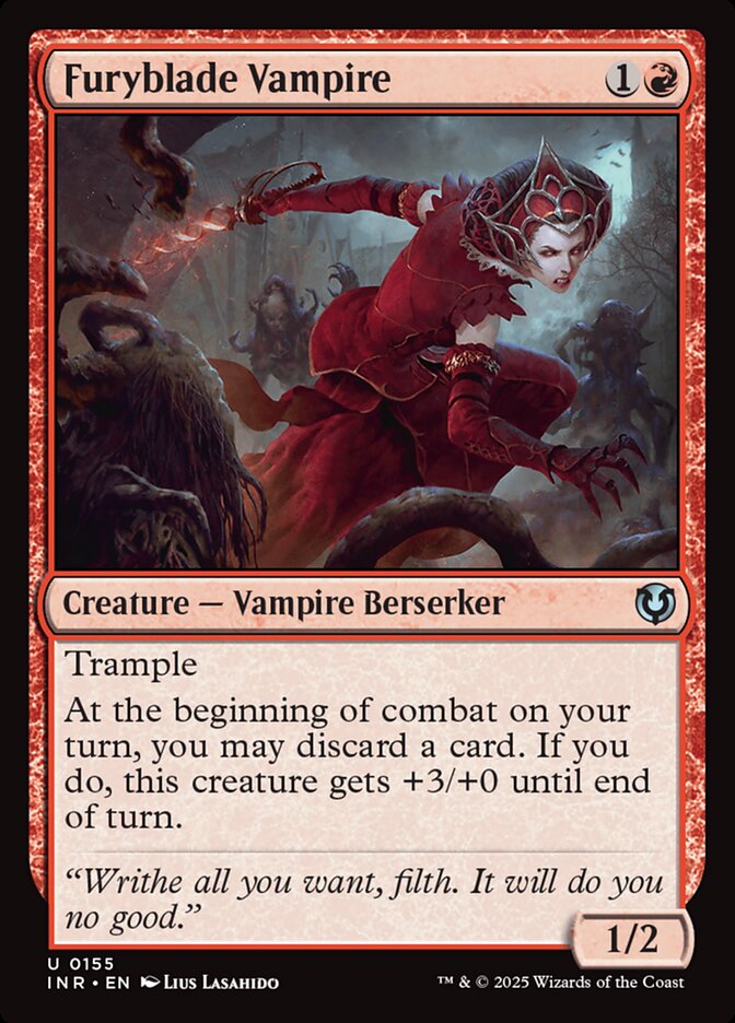 Vampira Furilâmina / Furyblade Vampire - Magic: The Gathering - MoxLand