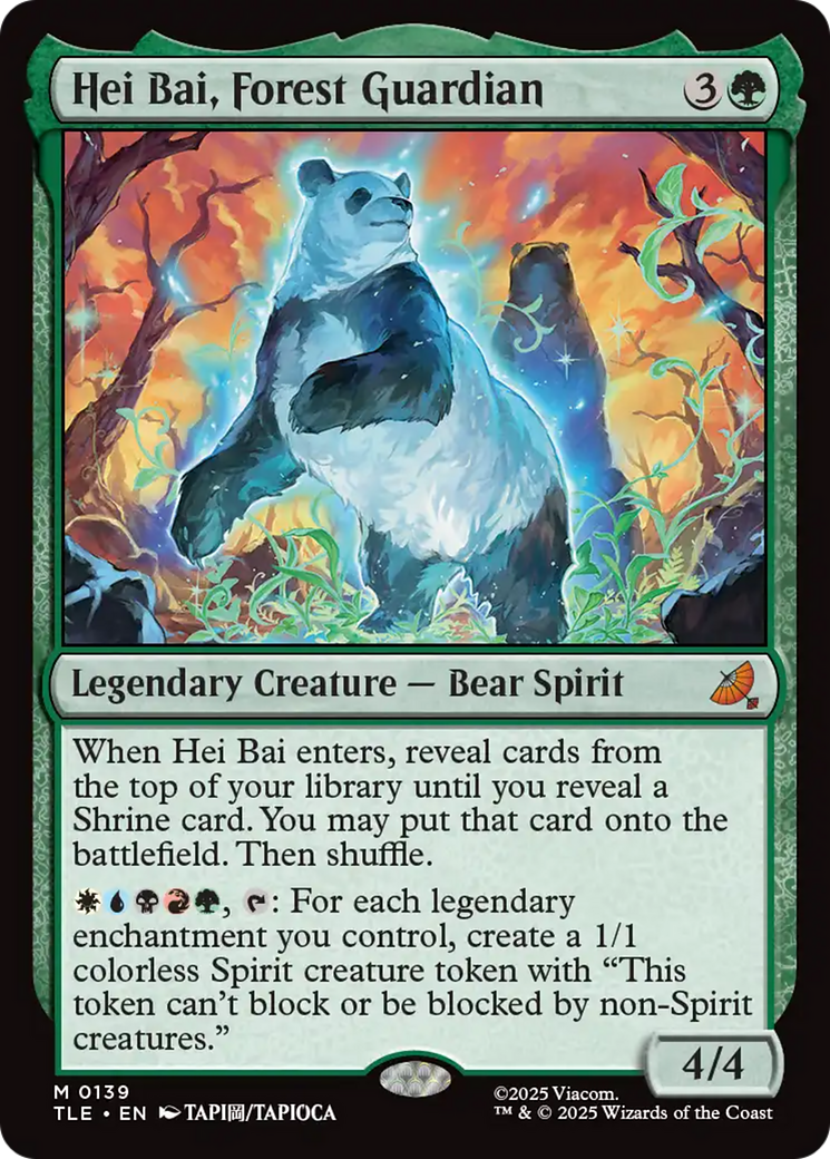 Hei Bai, Guardião da Floresta / Hei Bai, Forest Guardian - Magic: The Gathering - MoxLand
