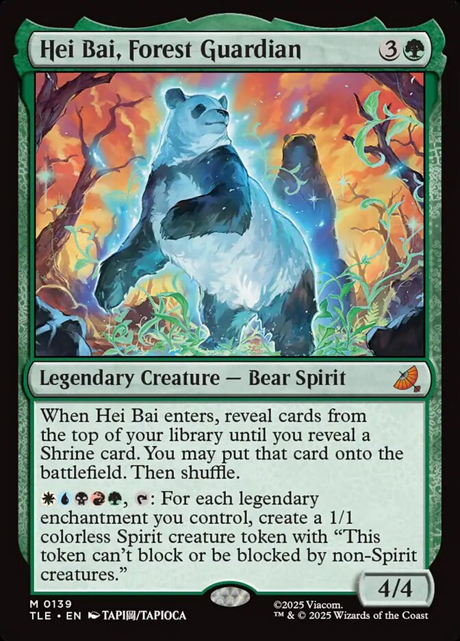 Hei Bai, Guardião da Floresta / Hei Bai, Forest Guardian - Magic: The Gathering - MoxLand