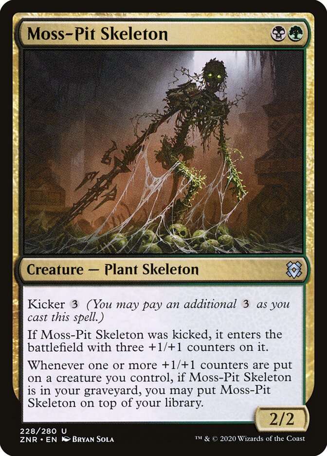 Esqueleto do Poço de Musgo / Moss-Pit Skeleton - Magic: The Gathering - MoxLand