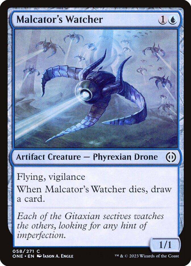 Vigilante de Malcator / Malcator's Watcher - Magic: The Gathering - MoxLand