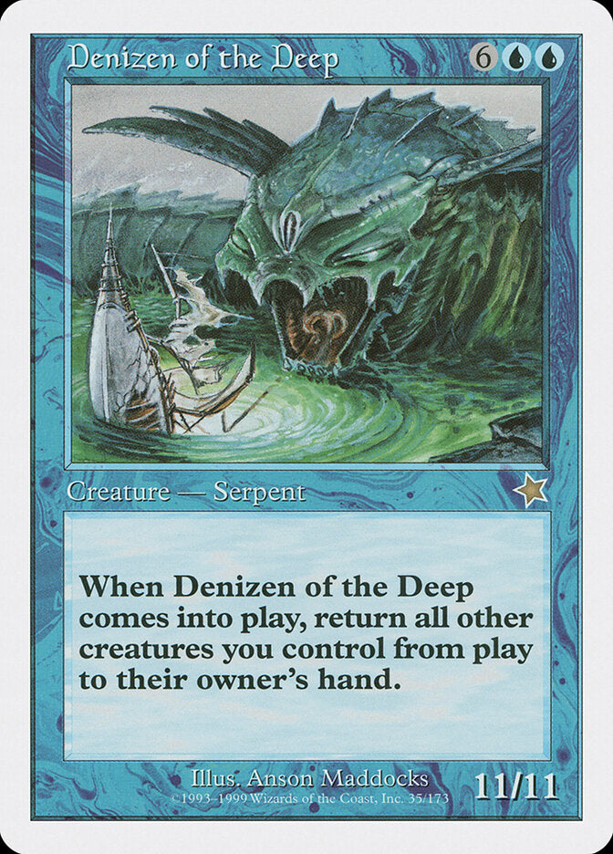 Habitante das Profundezas / Denizen of the Deep - Magic: The Gathering - MoxLand