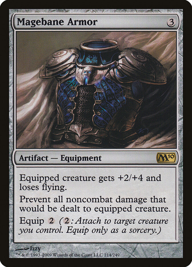 Armadura Destrói-Mago / Magebane Armor - Magic: The Gathering - MoxLand