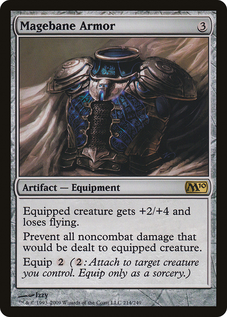 Armadura Destrói-Mago / Magebane Armor - Magic: The Gathering - MoxLand