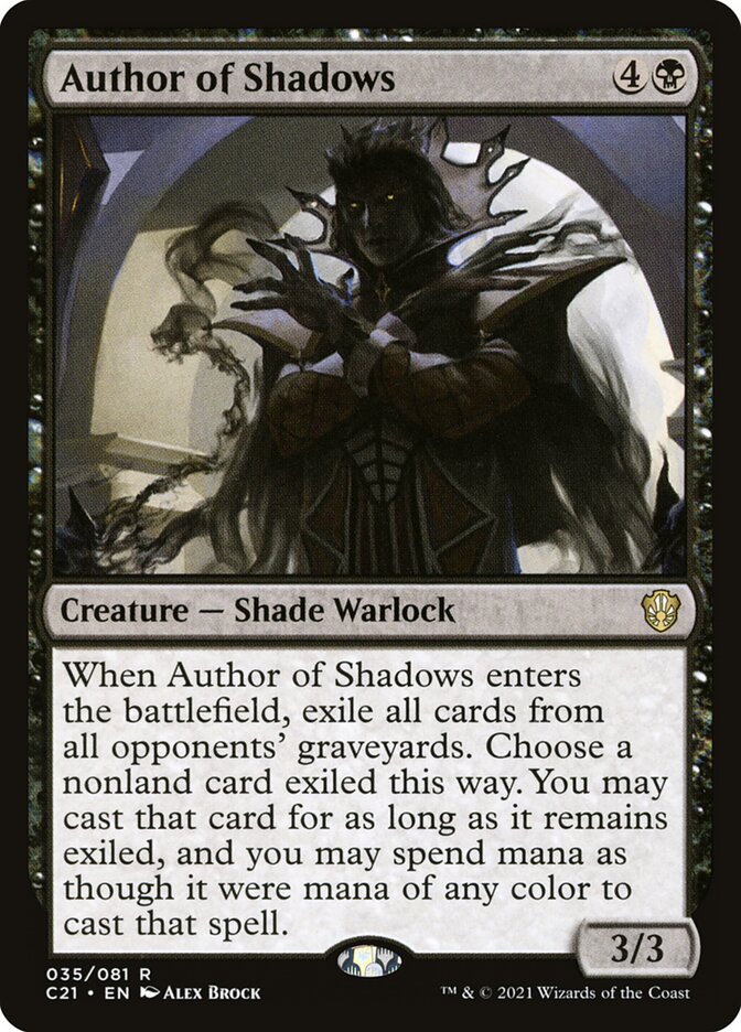 Autor das Sombras / Author of Shadows - Magic: The Gathering - MoxLand