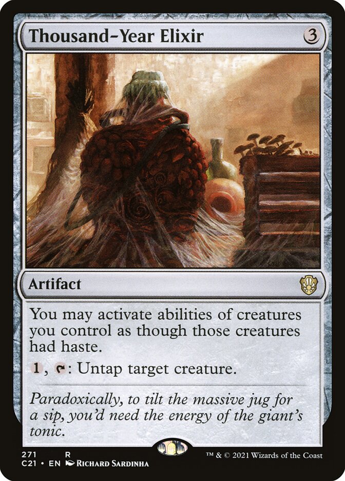 Elixir Milenário / Thousand-Year Elixir - Magic: The Gathering - MoxLand