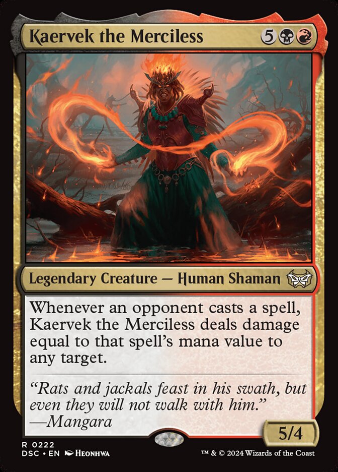 Kaervek, o Impiedoso / Kaervek the Merciless - Magic: The Gathering - MoxLand