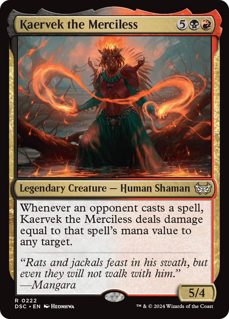 Kaervek, o Impiedoso / Kaervek the Merciless - Magic: The Gathering - MoxLand