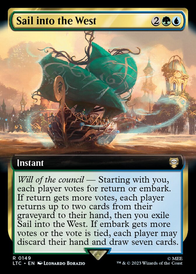 Navegar para o Oeste / Sail into the West - Magic: The Gathering - MoxLand