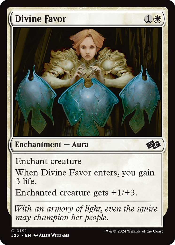 Proteção Divina / Divine Favor - Magic: The Gathering - MoxLand