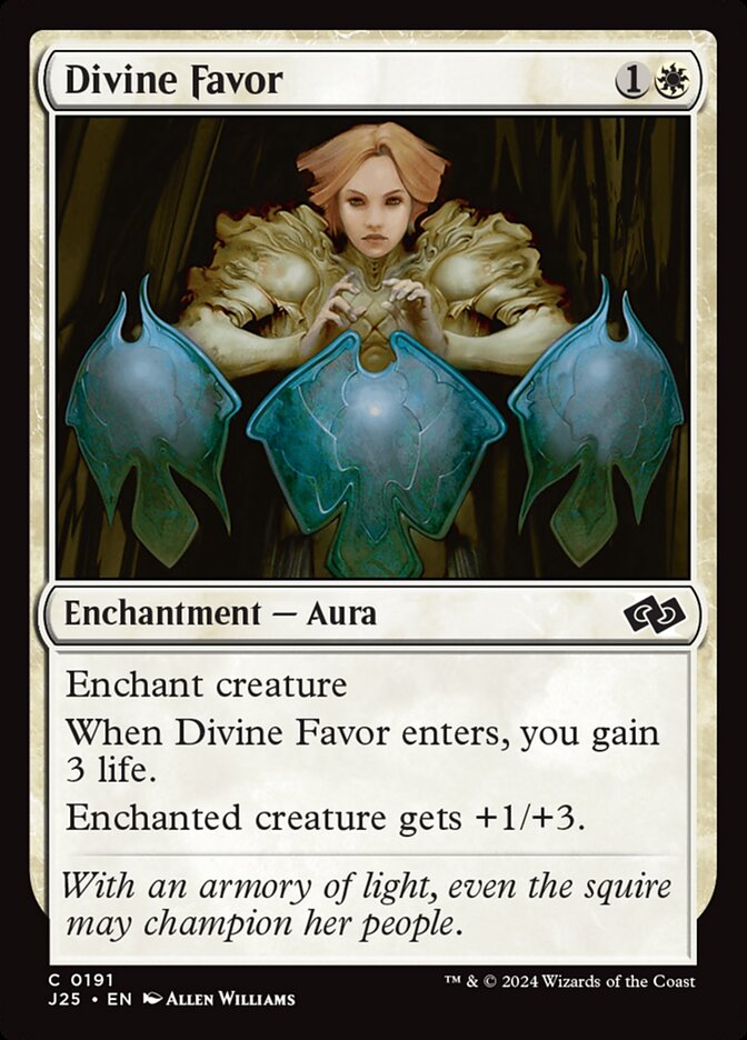 Proteção Divina / Divine Favor - Magic: The Gathering - MoxLand