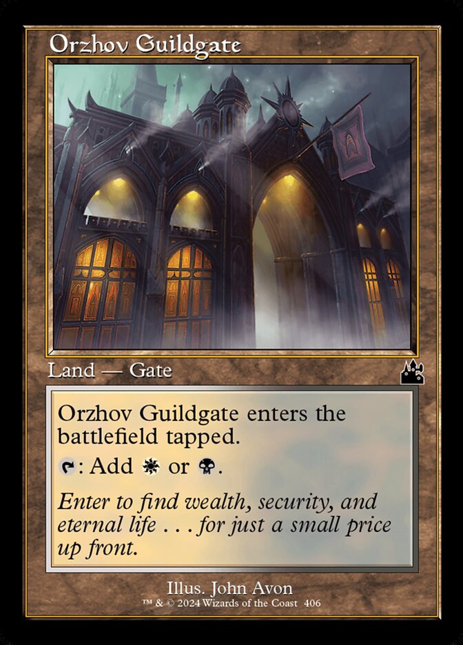 Portão da Guilda Orzhov / Orzhov Guildgate - Magic: The Gathering - MoxLand