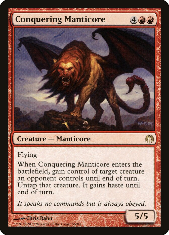 Manticora Conquistadora / Conquering Manticore - Magic: The Gathering - MoxLand