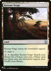 Orla Krosana / Krosan Verge - Magic: The Gathering - MoxLand
