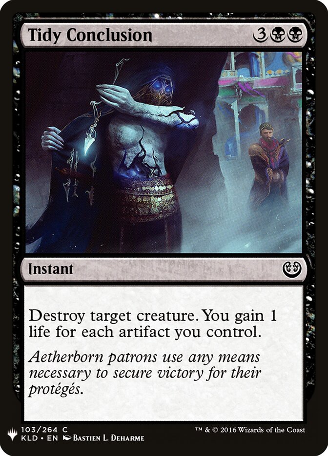 Conclusão Impecável / Tidy Conclusion - Magic: The Gathering - MoxLand