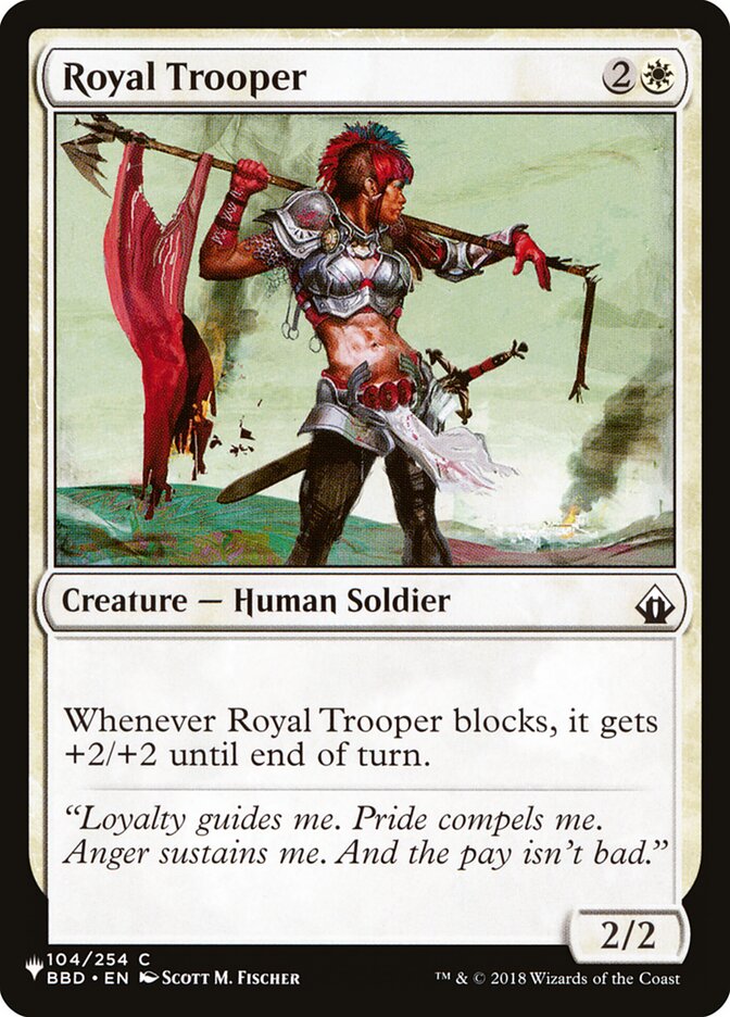Royal Trooper - Magic: The Gathering - MoxLand