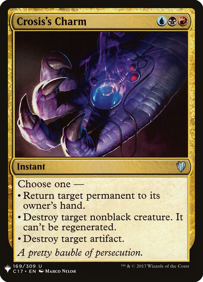 Medalhão de Crosis / Crosis's Charm - Magic: The Gathering - MoxLand