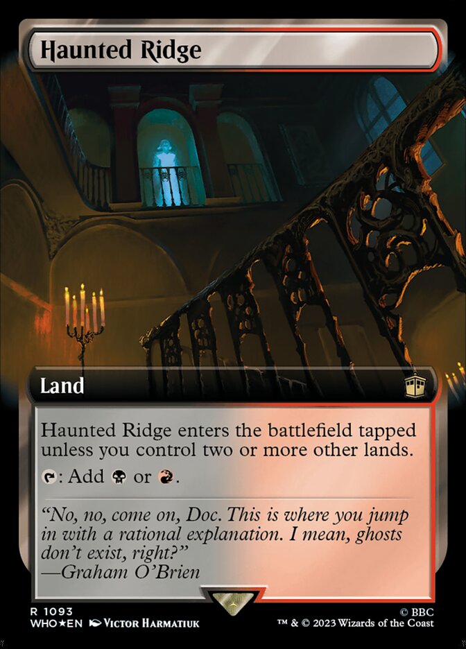 Cordilheira Assombrada / Haunted Ridge - Magic: The Gathering - MoxLand