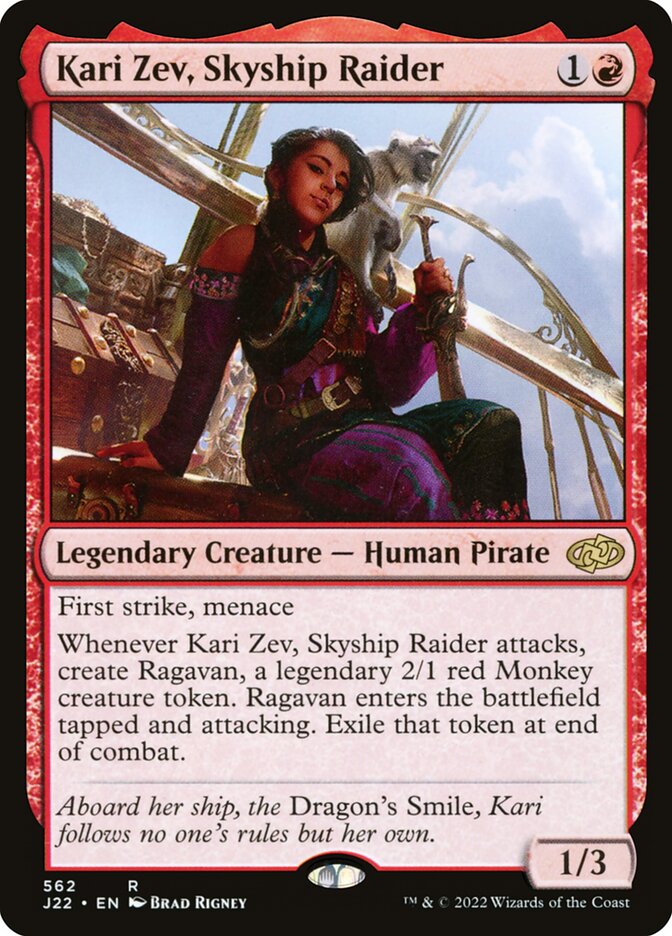 Kari Zev, Incursora das Aeronaus / Kari Zev, Skyship Raider - Magic: The Gathering - MoxLand