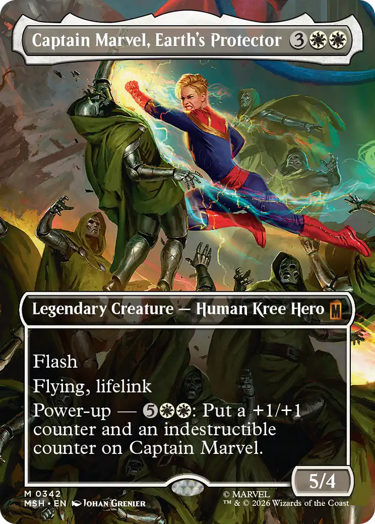 Captain Marvel, Earth's Protector - Magic: The Gathering - MoxLand
