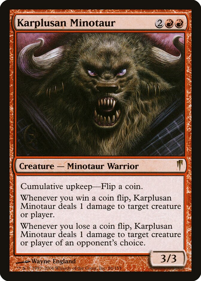 Minotauro Karplusano / Karplusan Minotaur - Magic: The Gathering - MoxLand