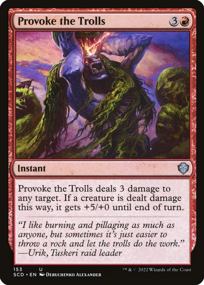 Provocar os Trols / Provoke the Trolls - Magic: The Gathering - MoxLand