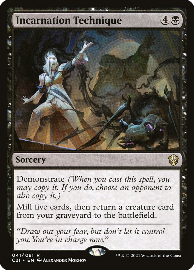 Técnica de Incarnação / Incarnation Technique - Magic: The Gathering - MoxLand