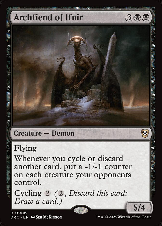 Arquidemônio de Ifnir / Archfiend of Ifnir - Magic: The Gathering - MoxLand