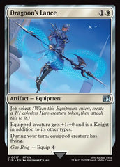 Lança do Cavaleiro-dragão / Dragoon's Lance - Magic: The Gathering - MoxLand