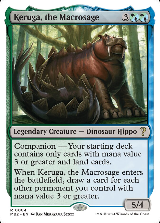 Keruga, o Macrossábio / Keruga, the Macrosage - Magic: The Gathering - MoxLand