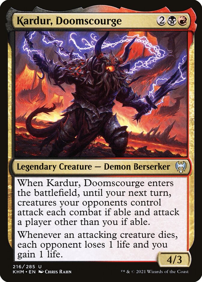 Kardur, Flagelo da Colisão / Kardur, Doomscourge - Magic: The Gathering - MoxLand