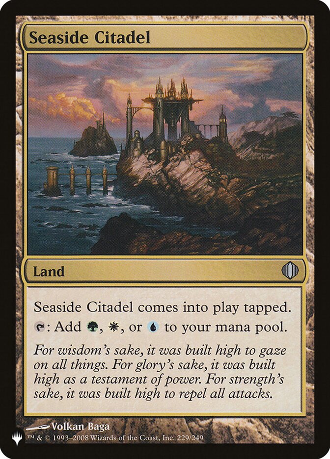Cidadela à Beira-mar / Seaside Citadel - Magic: The Gathering - MoxLand