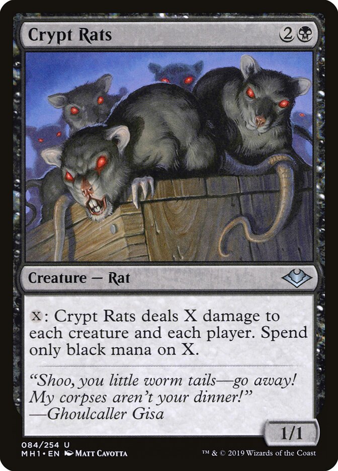 Ratos da Cripta / Crypt Rats - Magic: The Gathering - MoxLand