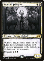 Sacerdotisa de Ritos Torpes / Priest of Fell Rites - Magic: The Gathering - MoxLand