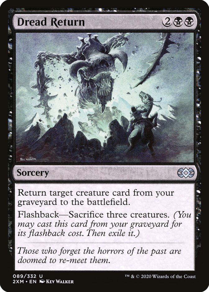 Retorno Aterrorizante / Dread Return - Magic: The Gathering - MoxLand